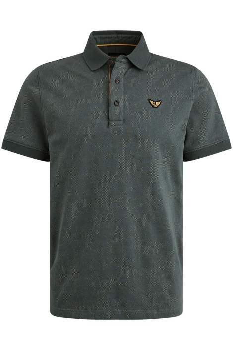 PME legend short sleeve polo fine pique aop